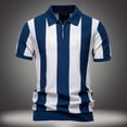 thumbnail image 2 of Polo de manga corta para hombre para vacaciones: cuello con solapa, poliéster-spandex, ajuste informal (S-XXL), 2 of 7
