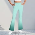 thumbnail image 2 of Lounge Leggings for Girls Fall Winter Fleece Lined Sherpa Gradient Thin Thermal Fuzzy Flare Wide Leg Trousers Pants Leggings Stockings Girl 2025 Clothes Trendy, 2 of 6
