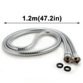 Tbslaqlo Stainless bathroom pipe Shower 1.2M water nonrusting Head
