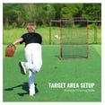 thumbnail image 4 of Baseball Softball Rebounder Net 4x5.5ft - Pitchback All Angle Fielding Practice Net - Portable Training Aid for Catching, Throwing, Pitching, 4 of 7