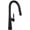 Black, variant on Riobel Lk101 Ludik 1.6 GPM Single Hole Pull Down Kitchen Faucet - Black