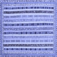 thumbnail image 1 of Ahgly Company Machine Washable Indoor Square Southwestern Blue Country Area Rugs, 4' Square, 1 of 4