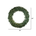 thumbnail image 3 of Vickerman 84" Cashmere Artificial Christmas Wreath, Unlit, 3 of 5