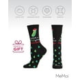thumbnail image 6 of MeMoi Women's Dill-ightful Holiday Crew Socks - Womens - Female, 9-11, Black, 6 of 7