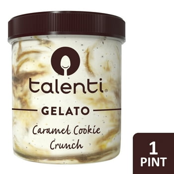 Talenti Gelato For a Delicious Frozen Dessert Caramel Cookie Crunch Made with Non-GMO Ingredients 1 pint
