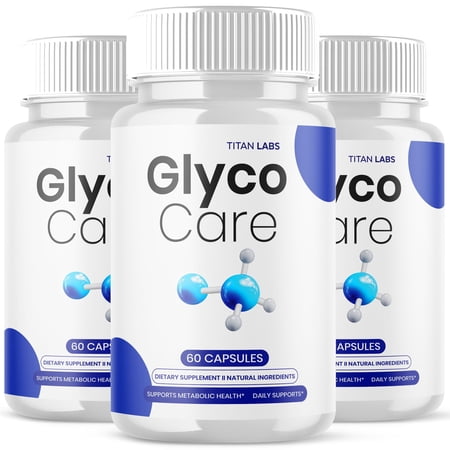 Glyco Care Advanced Formula Blood Support for Health and Wellness GlycoCare 180 Capsules