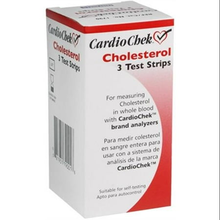 cholesterol cardiochek test strips each pack