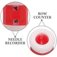 thumbnail image 3 of SHISUYAN Lot de 20 Comptoirs à Tricoter pour Tricot Forme Carrée en Aluminium Rouge, 3 of 9