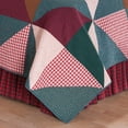 thumbnail image 3 of Shady Pines Burgundy Red Cabin Lodge Full/Queen Quilt Bedding Set, 3 of 5