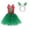 Z2 Green, variant on REDARER Girls Halloween Pumpkin Cosplay Tutu Dress with Witch Hat and Pumpkin Candy Bag for Stage Performance Trick or Treat Fancy Dress Party Outfit,2-3 Years
