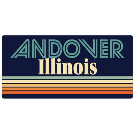

Andover Illinois 5 x 2.5-Inch Fridge Magnet Retro Design