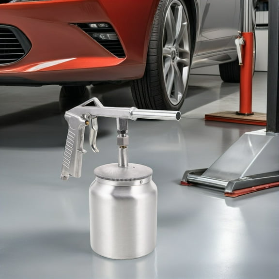 PTOOTP Pneumatic Car Paint Spray Gun Kit Multi Color Undercoating Tool for Automotive Protection
