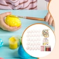 thumbnail image 4 of Dualoai 25 Pieces Easter Egg DIY Kit Blank for Party Kids Arts Projects Easter Gifts, 4 of 9