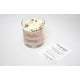 thumbnail image 4 of Velas Aromáticas Fuwu Fresas con Crema Relajantes con Cuarzos Naturales, 4 of 8