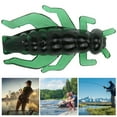 thumbnail image 5 of 2.3cm Soft Cricket Bait Simulated Insect Lures - Dark Green - Pack of 5 for Carp Fly Fishing, 5 of 8