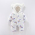 thumbnail image 2 of Baby Boys Long Sleeve Romper Jumpsuit Clothes Warm Baby Boy Baby Rompers Baby Winter Girls Boys Clothes,3-6 Months, 2 of 4