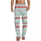 thumbnail image 2 of Pantalones largos para hombre, ropa de dormir para el hogar, pantalones de pierna recta con estampado fino, pantalones casuales para hombre, pantalones para hombre, 2 of 6