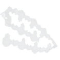 thumbnail image 1 of Encaje Decorativo, Alto Brillo, 1 Uds., Tela De Encaje De Apariencia Exquisita, Cinta De Encaje Para Pared Para Caja De Regalo Para Clip Art Para Ropa EOTVIA Blanco, 1 of 8
