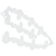 thumbnail image 1 of Encaje Decorativo, Alto Brillo, 1 Uds., Tela De Encaje De Apariencia Exquisita, Cinta De Encaje Para Pared Para Caja De Regalo Para Clip Art Para Ropa EOTVIA Blanco, 1 of 8