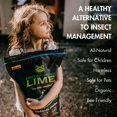thumbnail image 5 of 80 Ounce (Pack of 1) Resealable Bag Organic Lime Insect Deterrent, Non-Chemical Outdoor Bug Repellent for Garden, Yard & Foundation﻿, 5 of 10