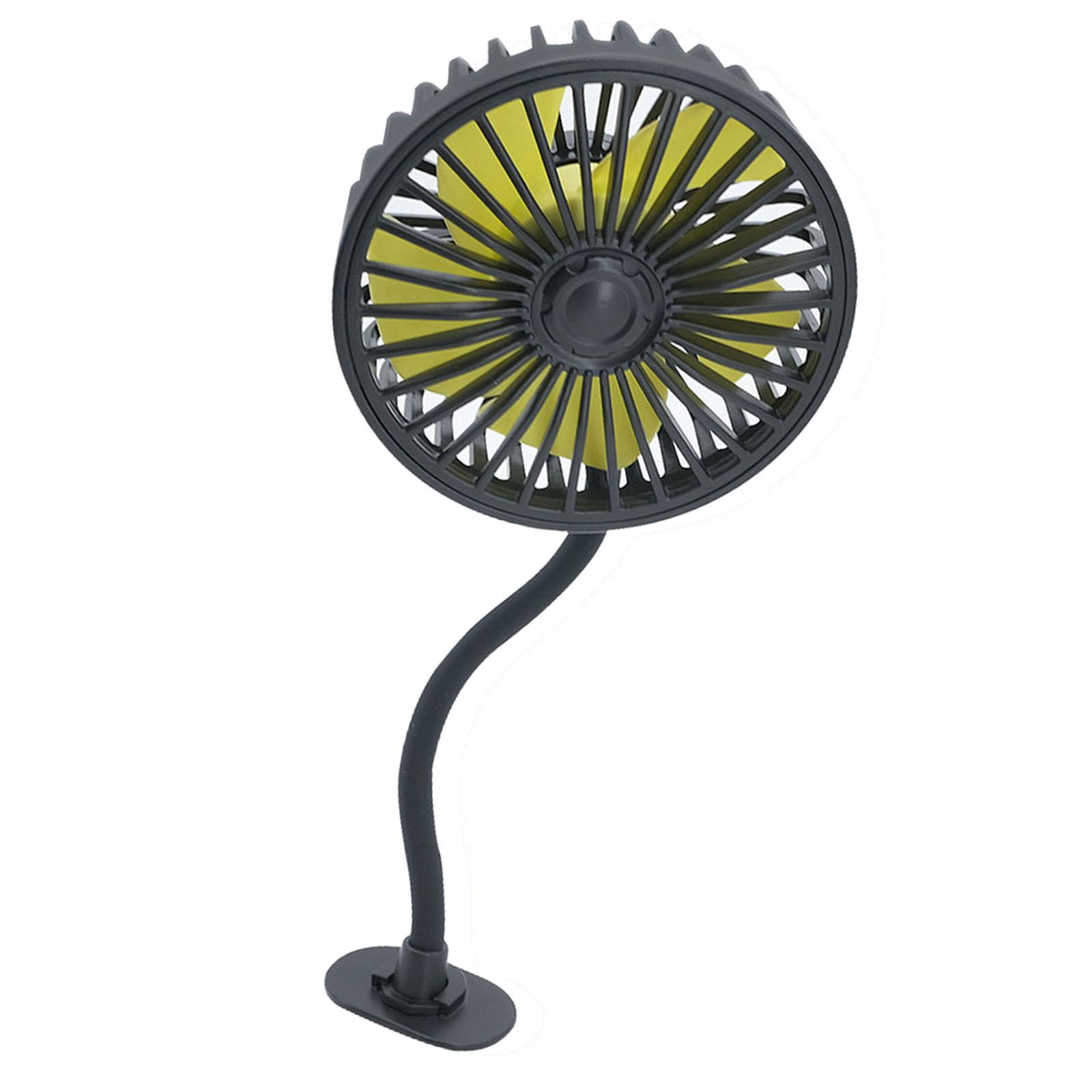 USB Powered Electric Car Cooling Fan,Golf Cart Fan,3 Speeds Strong