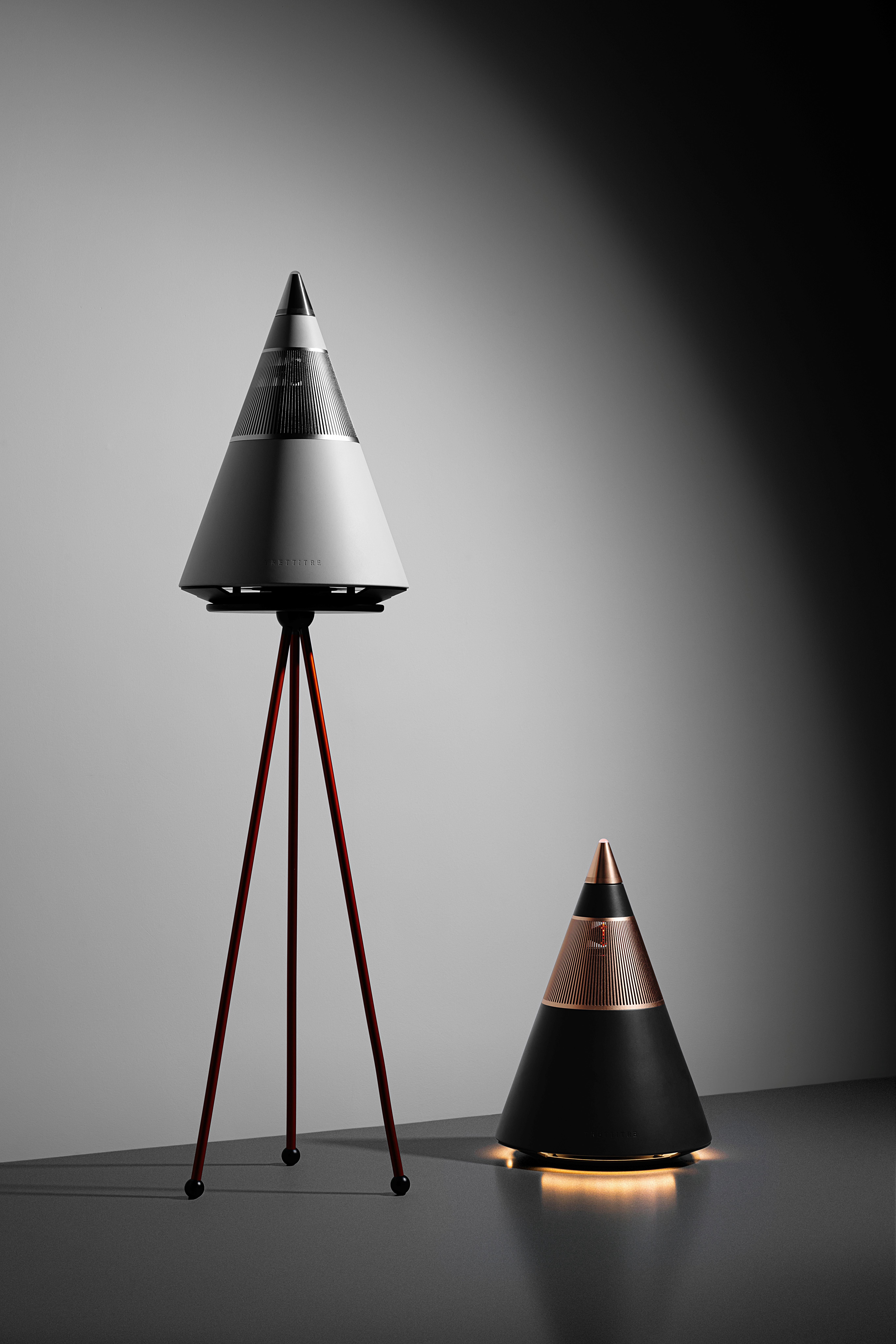 Trettitre TreSound 1 Concrete Speaker, 360° Surround Sound, 120W Hi-Fi Audio, Bluetooth 5.2 TWS Stereo Home Speaker