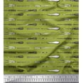 thumbnail image 1 of Soimoi Green Velvet Fabric Hex Driver & Divider Hardware Print Fabric by the Yard 58 Inch Wide, 1 of 3