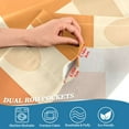 thumbnail image 5 of Yayeee Kitchen Curtains Tier Set of 2 Light Filtering 57"x24" Over Sink Window Panels, Geometric Pattern, 5 of 7