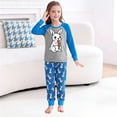 thumbnail image 4 of RMGVDSD Little Boy Clothes Easter Bunny Egg Print Pajamas Long Sleeve Tops And Pants Cozy Sleepwear For Boys Girls Holiday Matching Outfits Kids Clothing Sets, 4 of 5