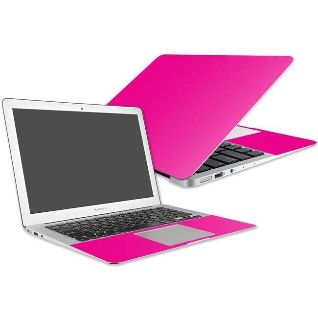 MightySkins APMAAIR132Solid Hot Pink Skin Decal Wrap for Apple MacBook