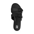 thumbnail image 3 of FitFlop Women's Gracie Rubber-Buckle Two-Bar Leather Slides, 3 of 7