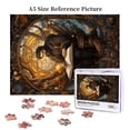 thumbnail image 6 of 500 PCS 500 PCS Jigsaw Puzzles for Adults Retro Tarot card,Challenging Brain Exercise,Great for Relaxation and Display for Puzzle Enthusiast,whimsical Wooden Jigsaw Pieces for Adults, 6 of 6