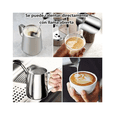 thumbnail image 5 of Leche Café Latte Nave Taza Jarra Para Espumar Cocina 600ml Plata, 5 of 5