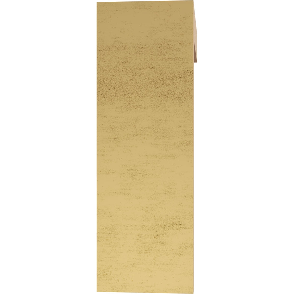 7"W x 14"D x 21"H Classic Warren Rough Cedar Woodgrain TimberThane Corbel, Primed Tan
