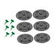 thumbnail image 3 of Kit de 6 bases para macetas elevadas, nivelador de plantas, base negra 30cmx2cm, 3 of 8