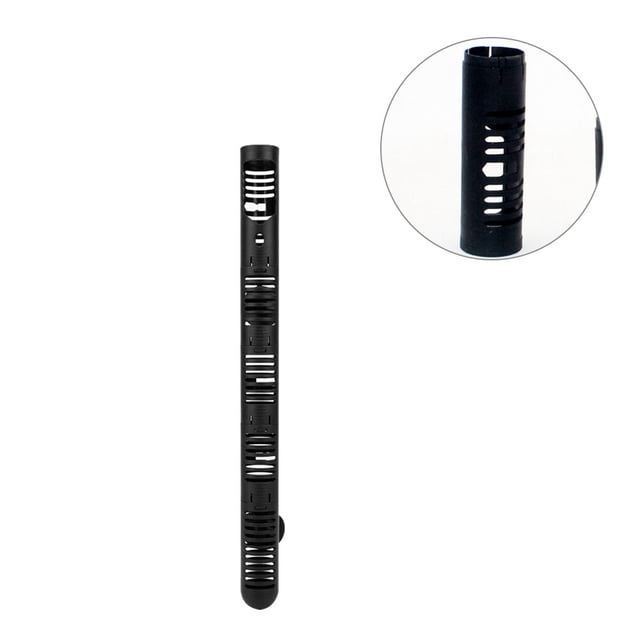 Billuyoard Calentador de pecera Calentador de Tubo de Acuario Funda Protectora Desmontable Calefacción Piezas de acuario negro 323 mm