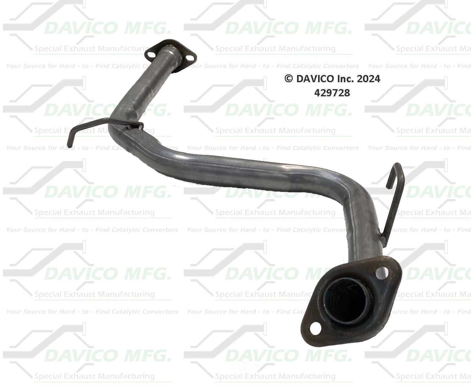 Davico Mfg 429728 Exact-Fit Exhaust Pipe
