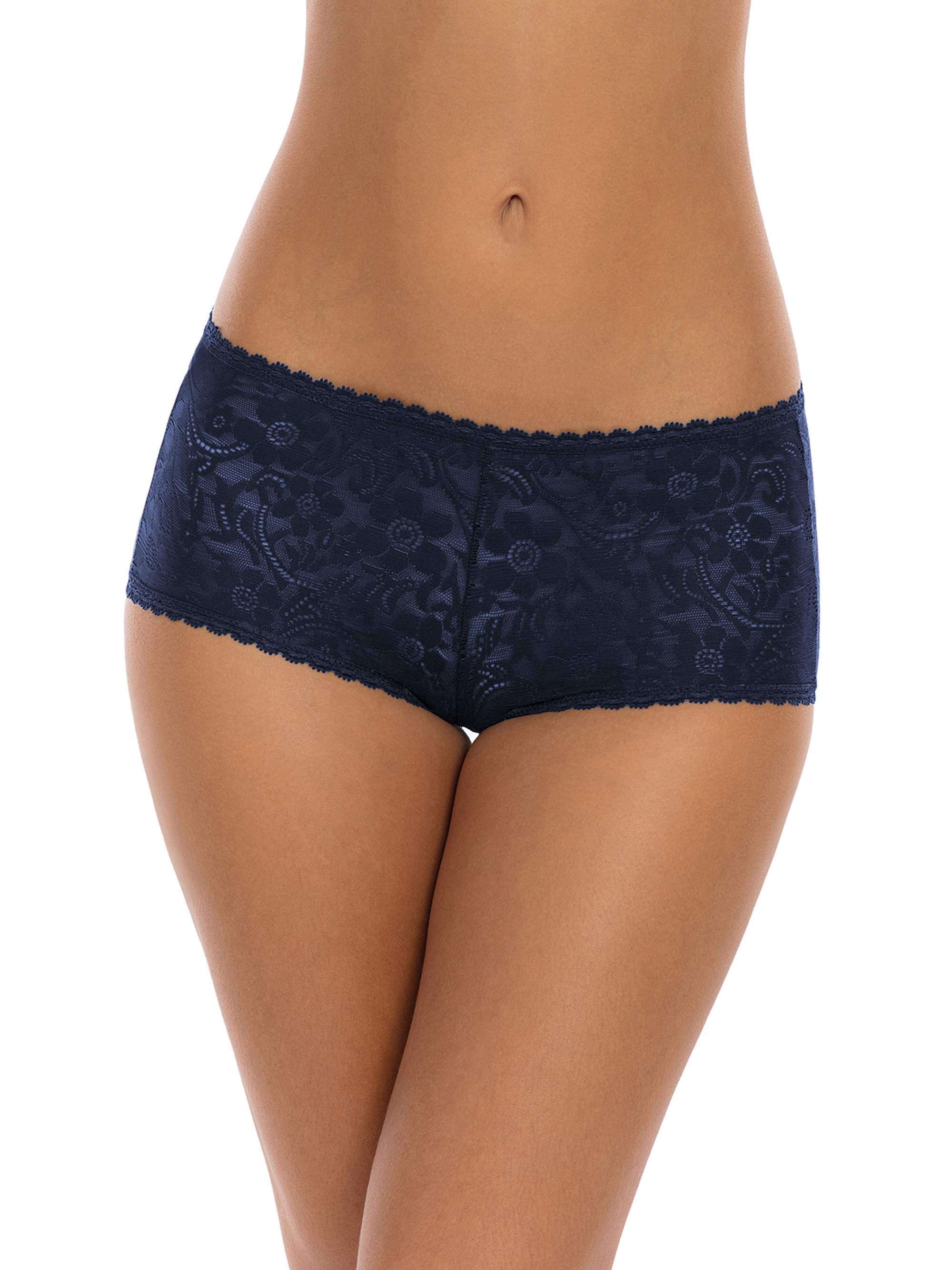 Secret Treasures Women's lace boyshort panties, 3 pack