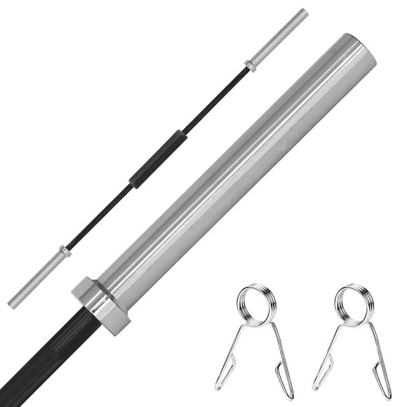 Barra Recta Olímpica 2.20 M C/Almohadilla Altera PREDATOR Para Discos de 2" Peso Soportado Hasta 1200Lbs