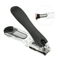 thumbnail image 7 of Unique Bargains 1 Pcs Nail Clippers Portable Nail Clipper for Nail Care Stainless Steel Black, 7 of 7