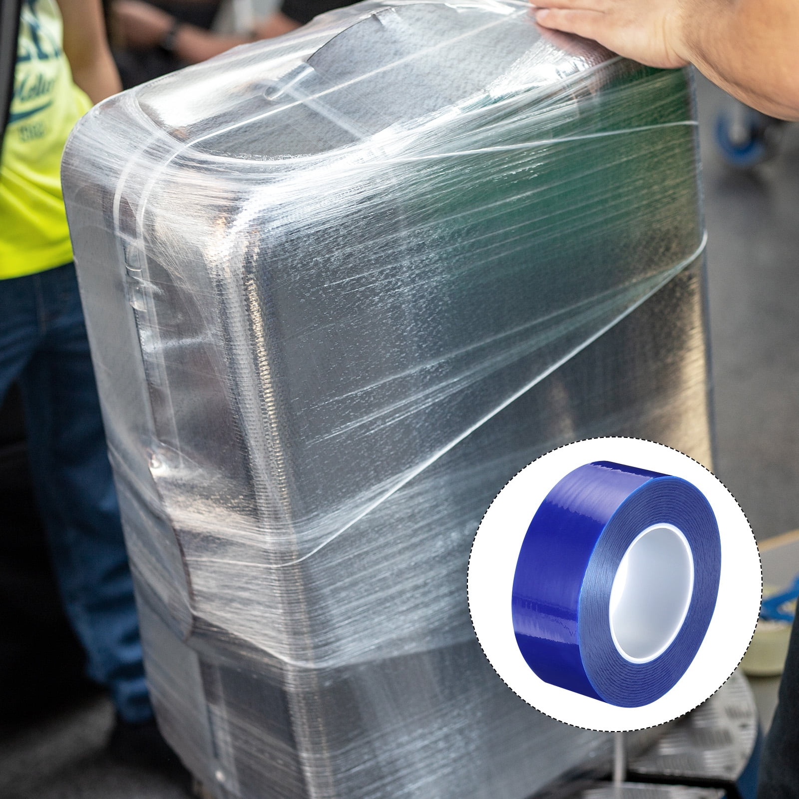 Surface Protective Removable Scratch Film Tape Roll 1.97 Inch x 656 Ft Blue