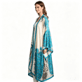 thumbnail image 5 of WeHello Women's shirt peacock print kimono long style clothes summer casual swimsuit cardigan, 5 of 9