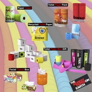 Renova Yellow Jumbo Toilet Paper, 6 Rolls, 180 Sheets Per Roll