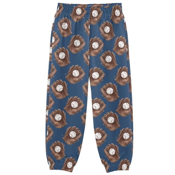 Baseball Boys Pants Kids Casual Sweatpants Joggers Toddler Sports Pants 3-10 Years