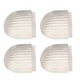 thumbnail image 2 of Tope de puerta acrílico multiusos transparente que evita colisiones, Tope de puerta autoadhesivo para protección de pared, 4 Uds., 2 of 5