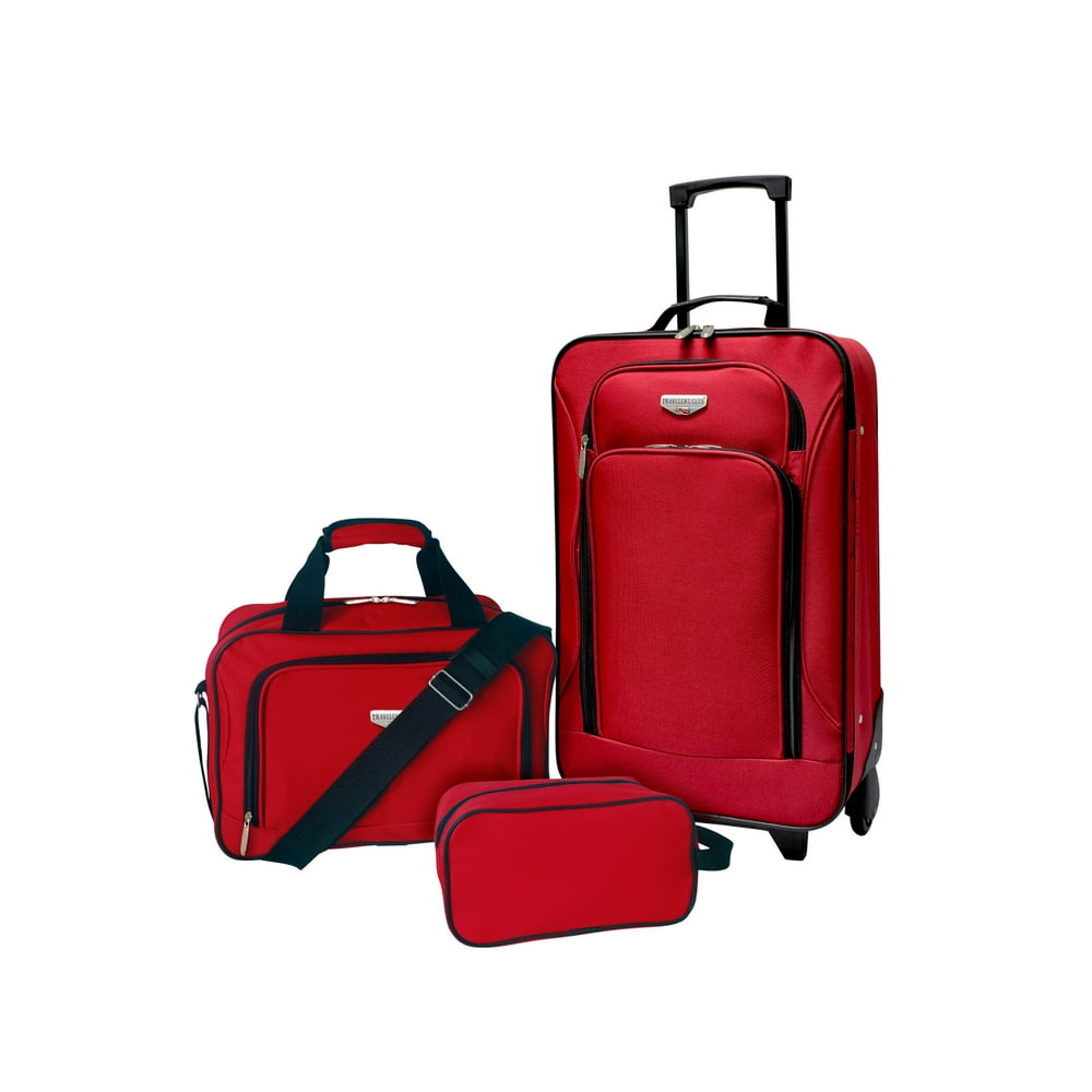 Travelers Club - Traveler's Club Softside Carry-On Value Luggage Set ...