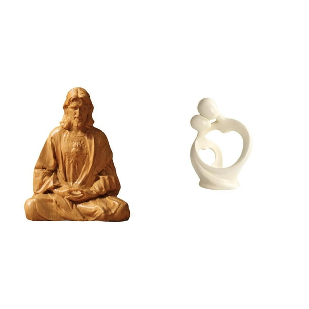 Estatua del Corazón de Jesús,Estatua del Sagrado Corazón de Jesús para decoración del hogar,Figura católica de Jesús,Estatua abstracta,Estatua de resina para decoración del