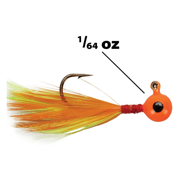 Lindy Little Nipper Jig Chartreuse Orange 1/64 oz. - Walmart.com
