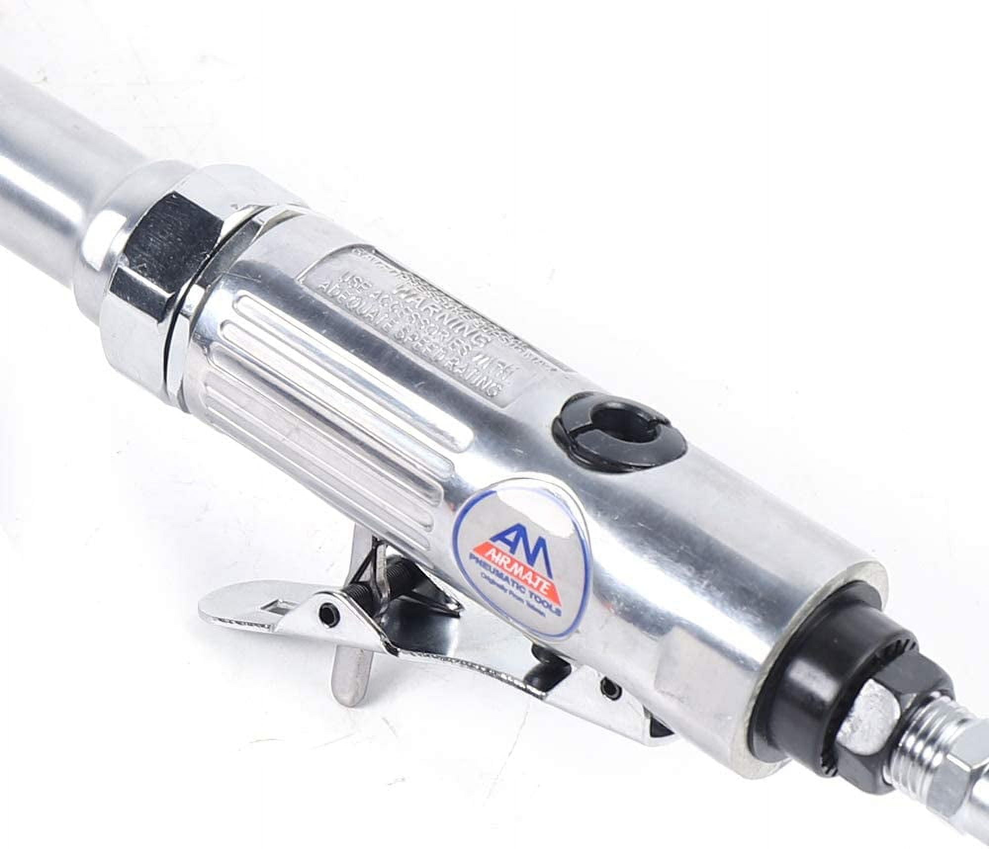 FETCOI Angle Grinder Tool, 1/4 " Pneumatic Cutting Machine Air Angle Grinder Air Cutter Grinding Tool Long Handle