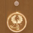 thumbnail image 1 of Qocolhg Christmas Window Lights Decorations, 9.4'' Large LED Christmas Window Hanging 3D Lights Decorations Battery Operated for Outdoor Indoor Windows Christmas Tree Party Holiday Wall (Santa Claus), 1 of 2